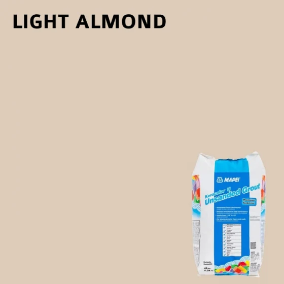 Lechada Sin Arena Y Con Polimero - Mapei Keracolor U Light Almond 25Lbs