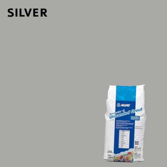 Lechada Sin Arena Y Con Polimero - Mapei Keracolor U Silver 10Lbs