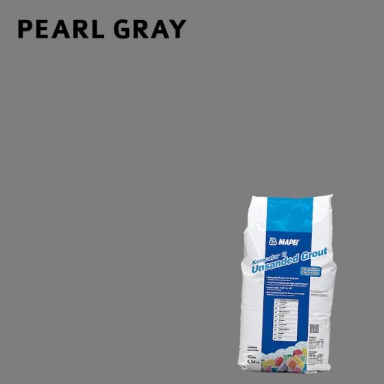 Lechada Sin Arena Y Con Polimero - Mapei Keracolor U Pearl Gray 25Lbs