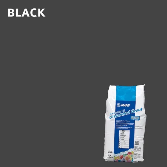 Lechada Sin Arena Y Con Polimero - Mapei Keracolor U Black 10Lbs