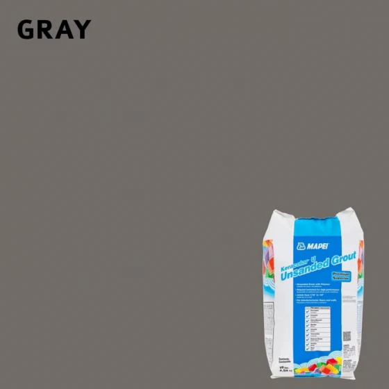 Lechada Sin Arena Y Con Polimero - Mapei Keracolor U Gray 25Lbs