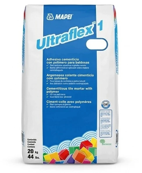 Mortero con Polímero Blanco - Mapei Ultraflex 1 20Kg