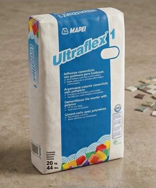Mortero con Polímero Blanco - Mapei Ultraflex 1 20Kg