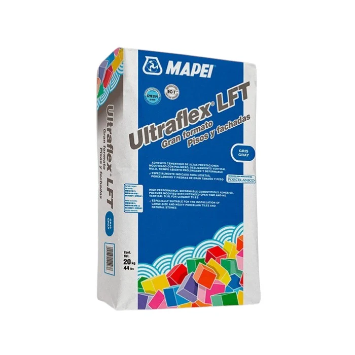 Mortero con Polímero Gris - Mapei Ultraflex LFT 20kg