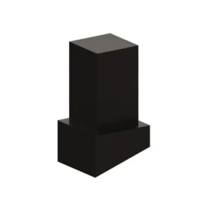 Conector cubo modular pata inclinada negro Marketplace - MADECENTRO