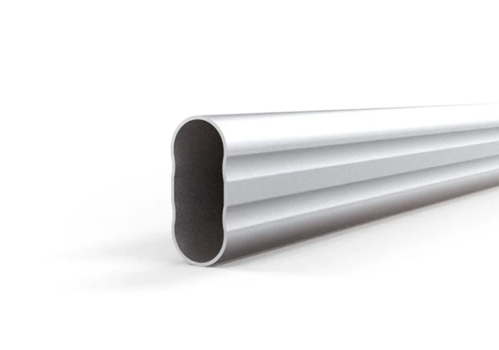 Tubo aluminio ovalado x 3m Marketplace - MADECENTRO