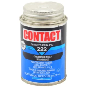 CEMENTO CONTACT PARA PVC AZUL 120 ML MI FERRE