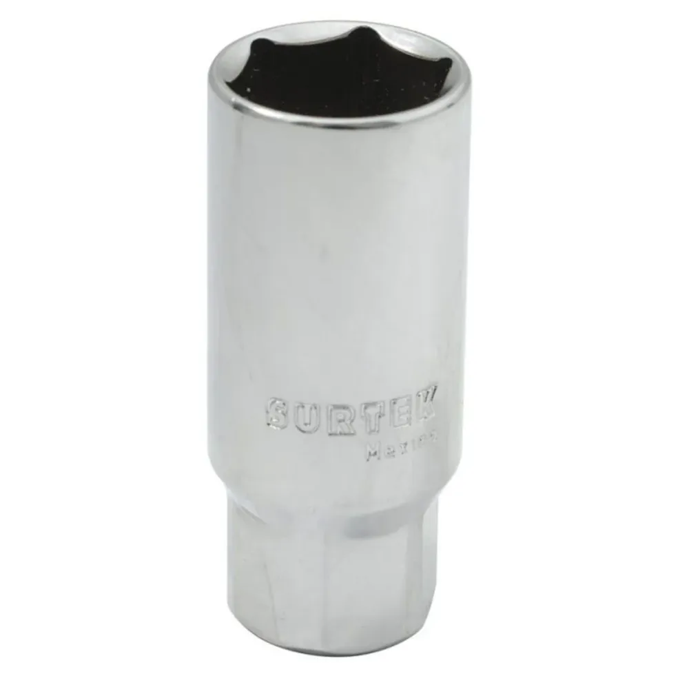 DADO PARA BUJÍ CON NEOPRENO EN PULGADAS, CUADRO 3/8", 6 PUNTAS, 5/8" SURTEK MI FERRE