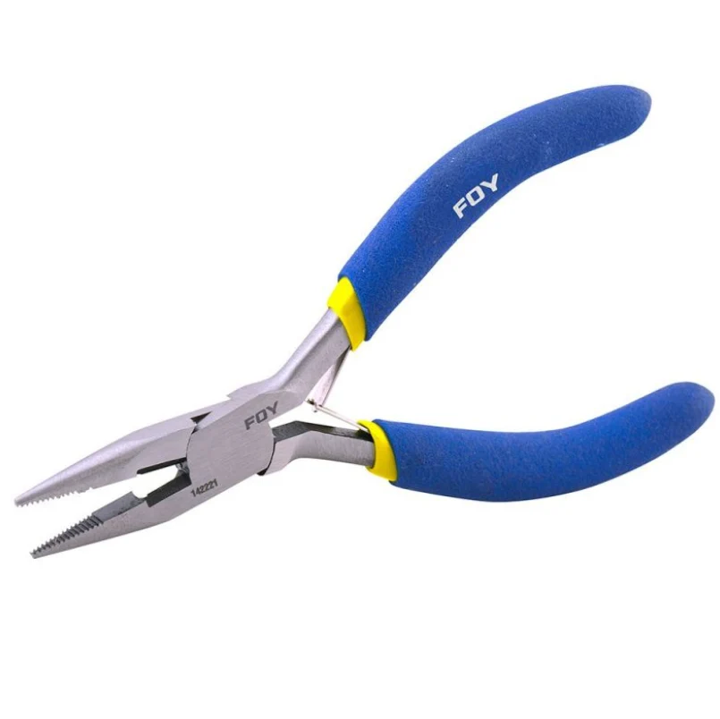 MINI PINZA CON MANGO DE VINIL PARA ELECTRÓNICA DE 4-5/8" CORTE LATERAL 142221 FOY MI FERRE