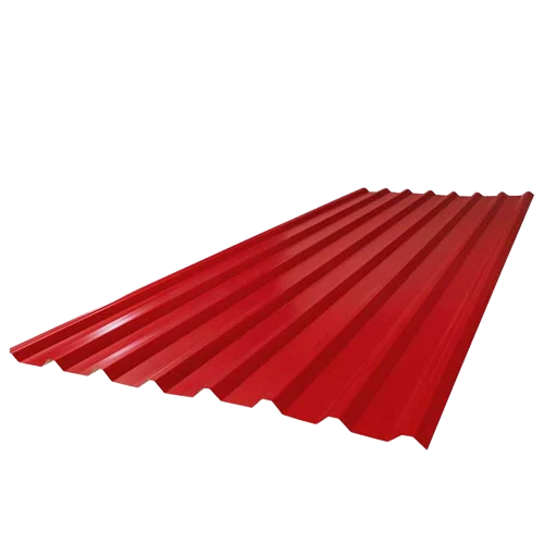 Lamina 13 pies de largo por 42 de ancho C26 Aluzinc rojo Mi Patria