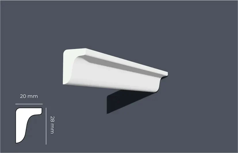 Moldura de Techo CRP 006