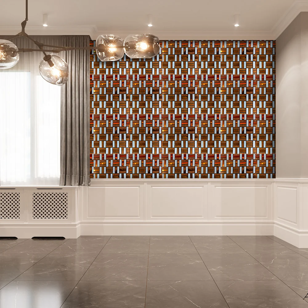 Mosaico de Aluminio Adhesivo - M016