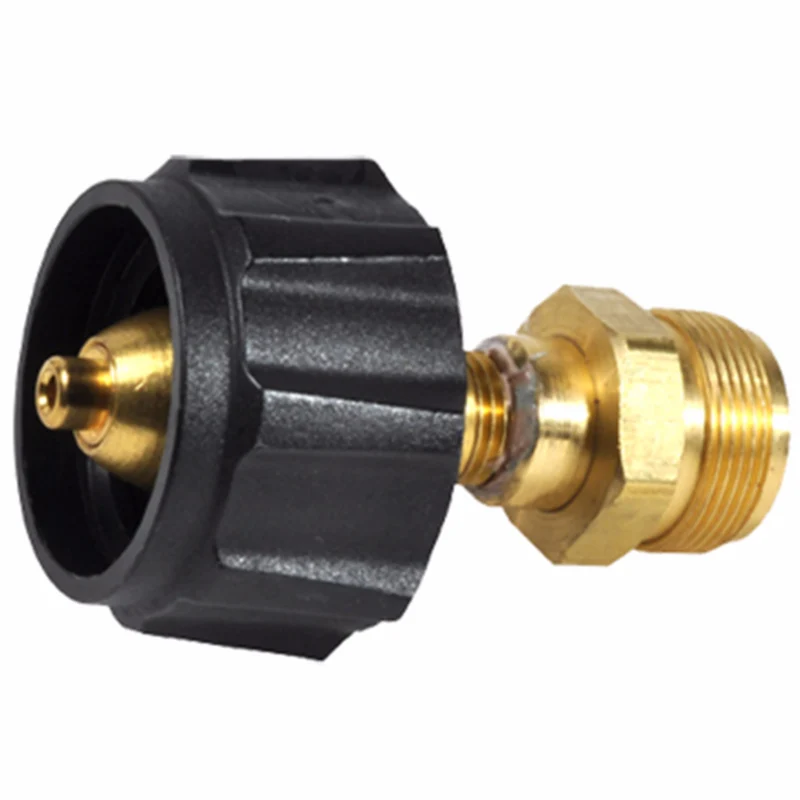 Accesorio de latón de 1 pulg. de diámetro con tuerca Acme y adaptador de cilindro con rosca macho desechable Mr. Heater -...