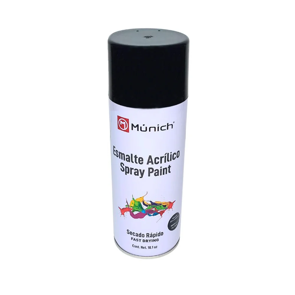 Aerosol Munich Pa-1024 Negro Brillante