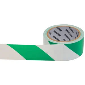 CINTA SEÑAL 2" 18M BLANCO/VERDE 138062 SURTEK My Store