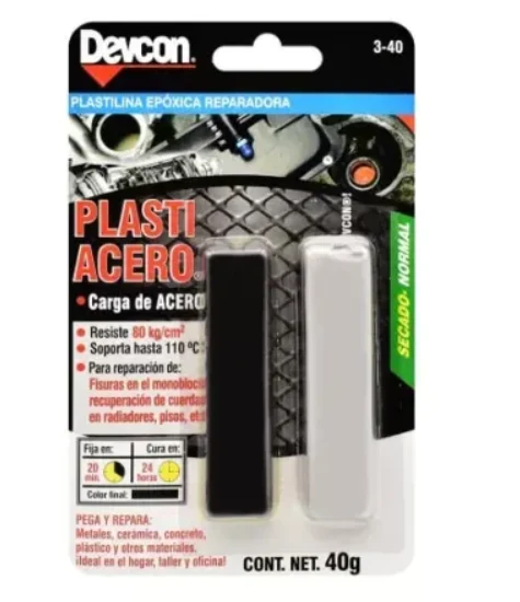 DEVCON, PLASTIACERO SEMI/RAP PLASTILINA 40 GR My Store