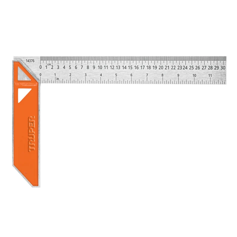 ESCUADRA 12" PARA CARPINTERO CON MANGO 100% DE ALUMINIO TRUPER 14376 My Store
