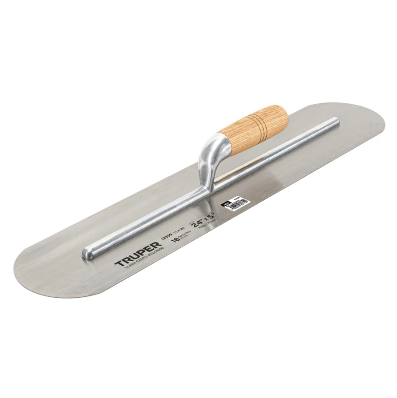 LLANA CANTO REDONDO 24" X 5" CON MANGO DE MADERA, TRUPER 12399 My Store