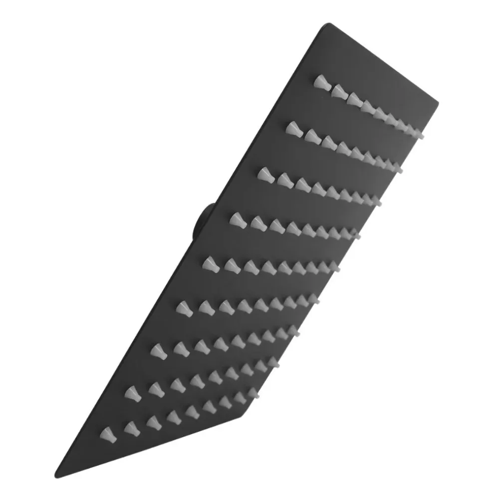 REGADERA CUADRADA NEGRA 8" 36261 ROALFLUX My Store