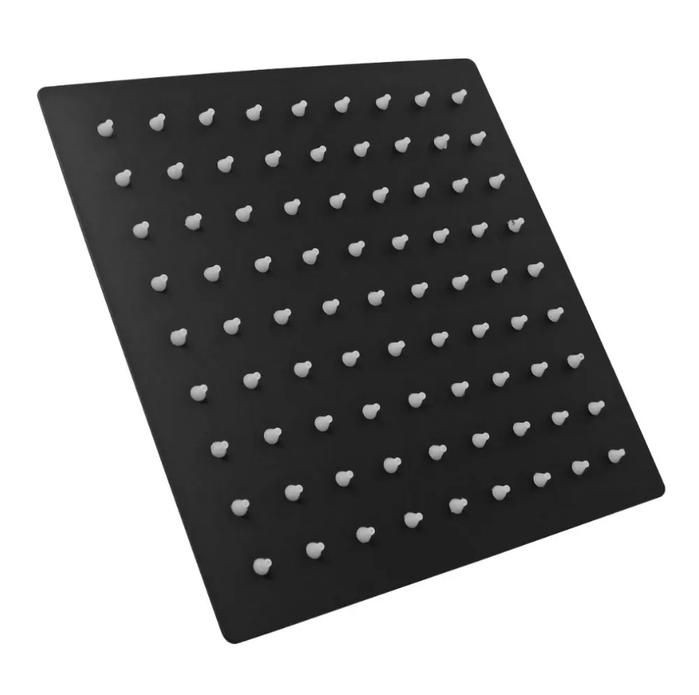 REGADERA CUADRADA NEGRA 8" 36261 ROALFLUX My Store