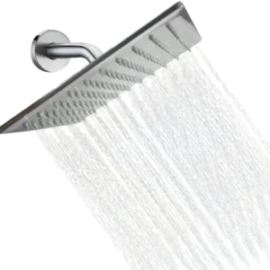 REGADERA CUADRADA 8" SATIN SP-51208-2 SOLVEX My Store