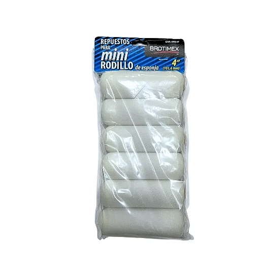 REPUESTO PARA MINI RODILLO ESPONJA 6 PZ (PARA BARNIZ) My Store