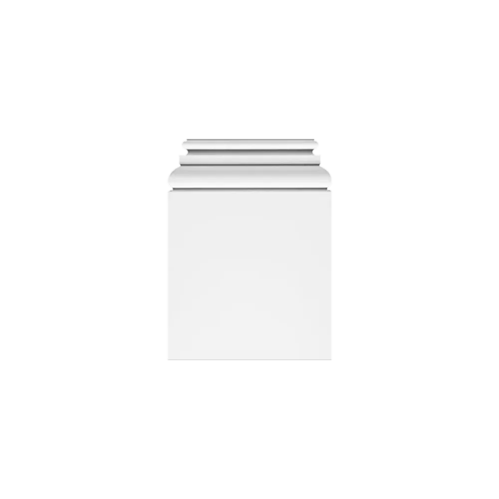 Base de pilastra de poliuretano Orac Decor K254 - 53 x 7 cm (alto x profundidad)