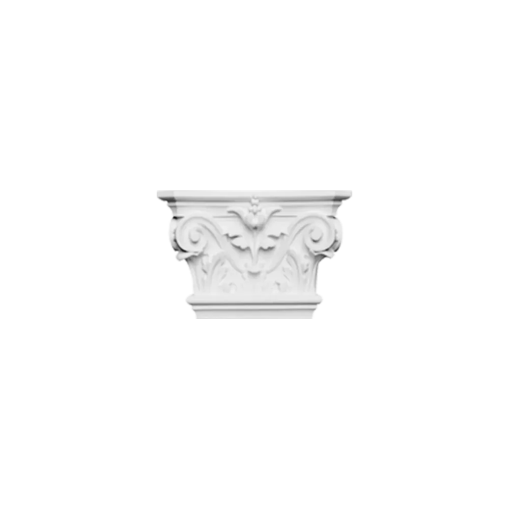 Capitel de pilastra de poliuretano Orac Decor K251 - 35,5 x 9 cm (alto x profundidad)