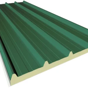 Panel de Cubierta Easy Agro de 5 Grecas PUR Blanco