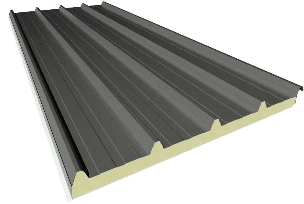 Panel de Cubierta Easy Agro de 5 Grecas PUR Blanco