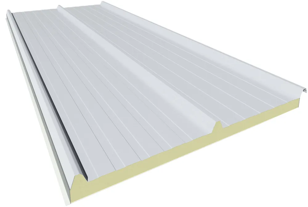 Panel de Cubierta Easy Agro de 3 Grecas PUR Blanco