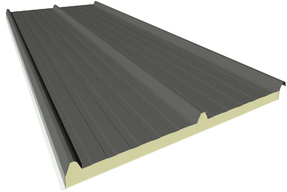 Panel de Cubierta Easy Agro de 3 Grecas PUR Blanco