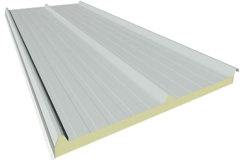 Panel de Cubierta Easy Agro de 3 Grecas PUR Blanco