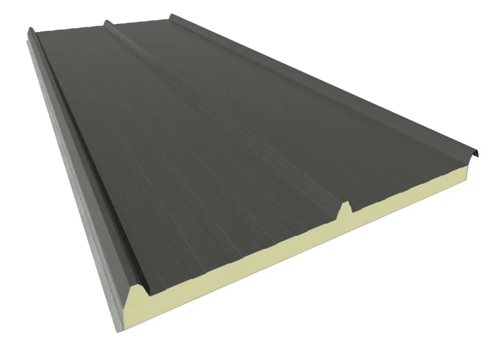 Panel de Cubierta Easy ALU de 3 Grecas PUR Blanco