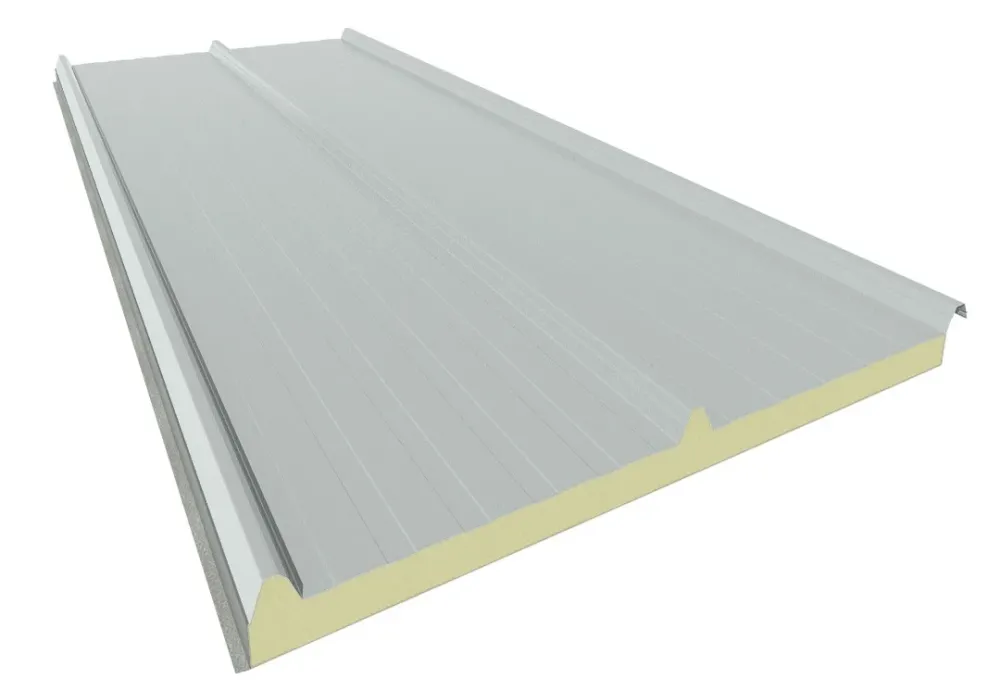 Panel de Cubierta Easy ALU de 3 Grecas PUR Blanco