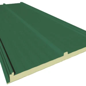 Panel de Cubierta de 3 grecas PUR Blanco