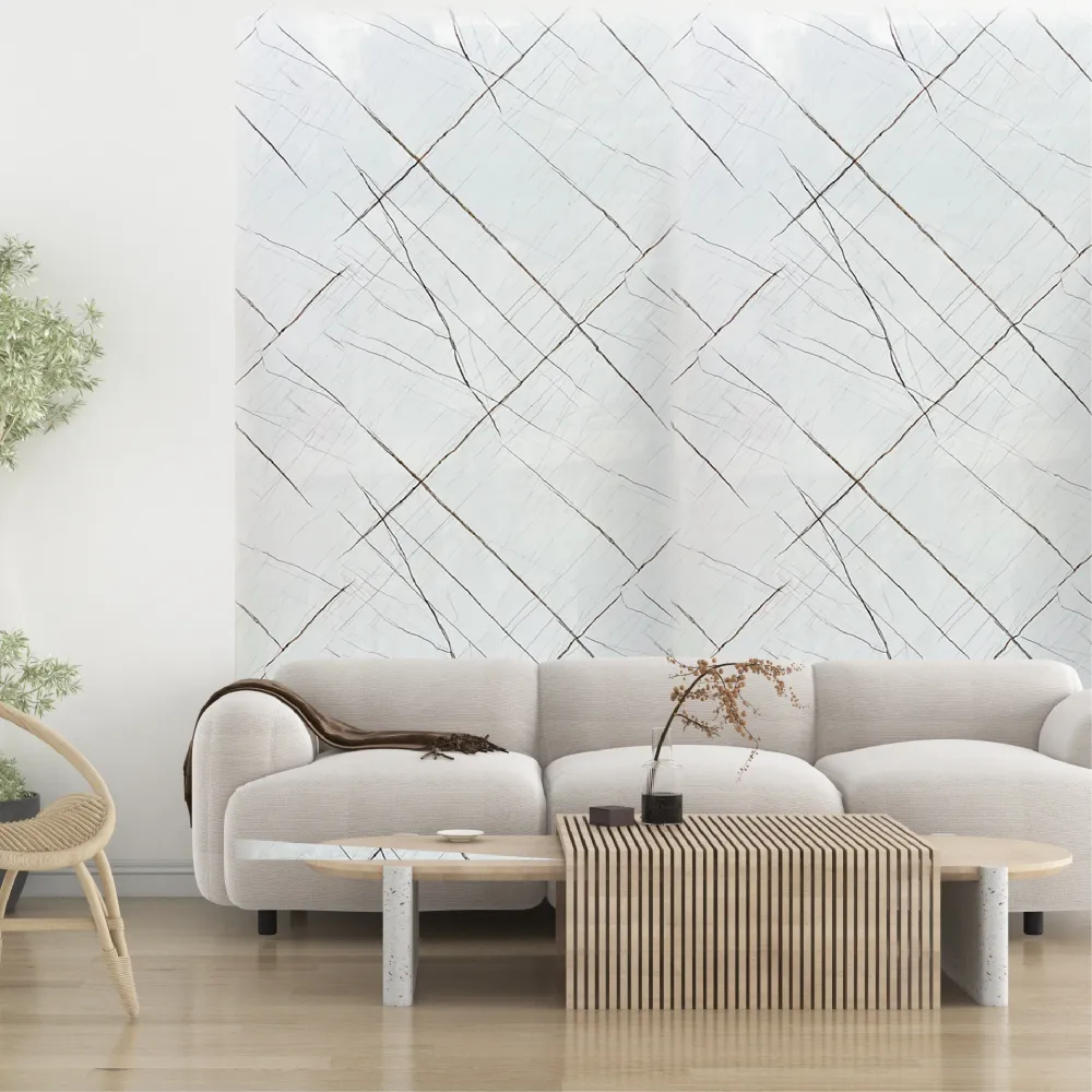 PANEL DE PARED PVC TIPO MÁRMOL 122cm x 244cm - KL8231-1