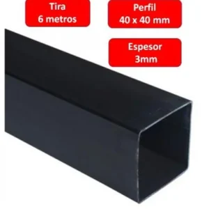 Perfil Fierro Cuadrado en 3.0 m/m