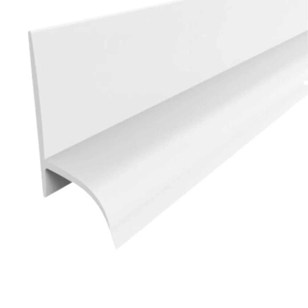 PERFIL SELLO TINA PVC 25x23MM BLANCO T3MT