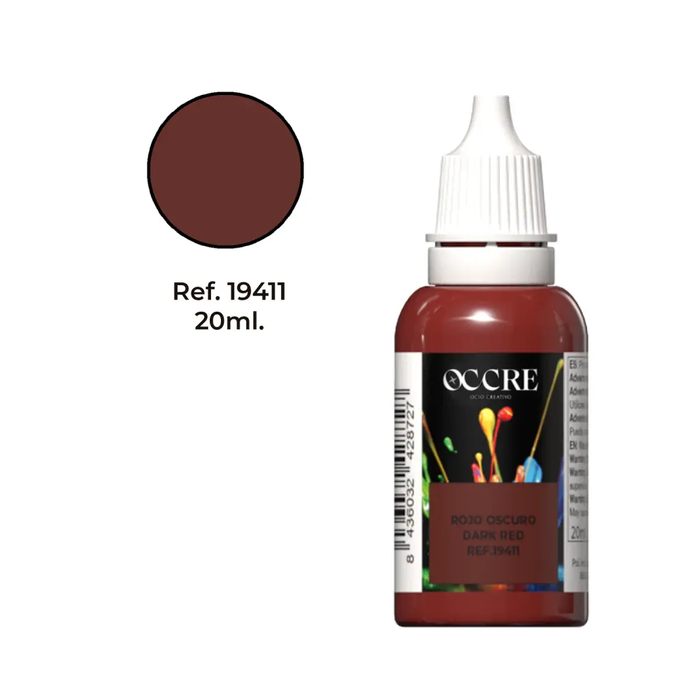Pintura Acrílica Rojo Oscuro 20 ml