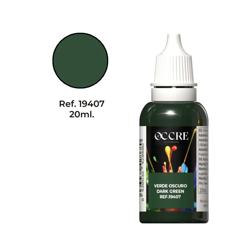 Pintura Acrílica Verde oscuro 20 ml