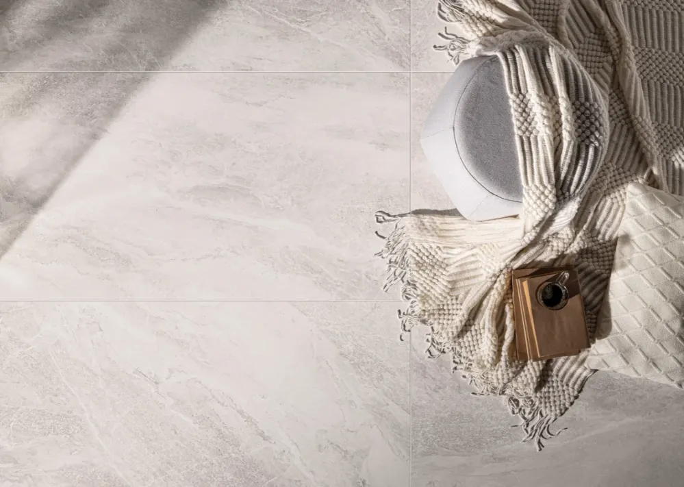 Porcelanato Esmaltado Rectificado Mate 60x120cm White - Portobello Storm