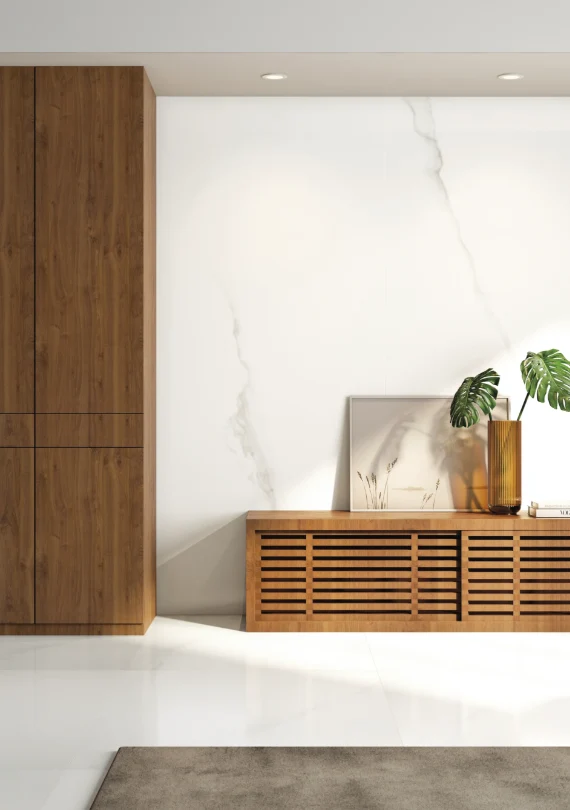 Porcelanato Esmaltado Rectificado Mate 90X90 cm Michelangelo - Portobello Timeless