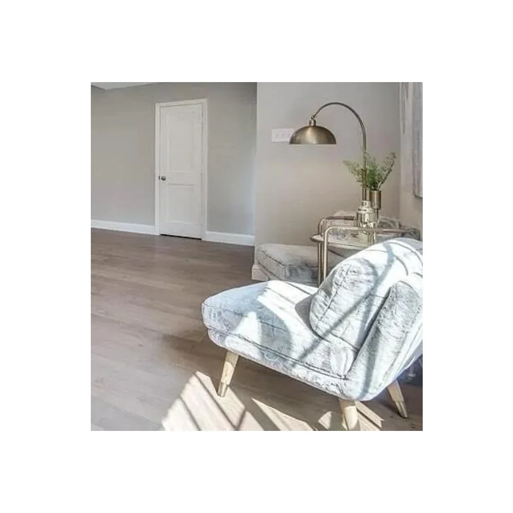 Puerta interior precolgada de MDF con imprimación sólida, de 2 paneles, color blanco, de 32 x 6 pies 8 pulgadas