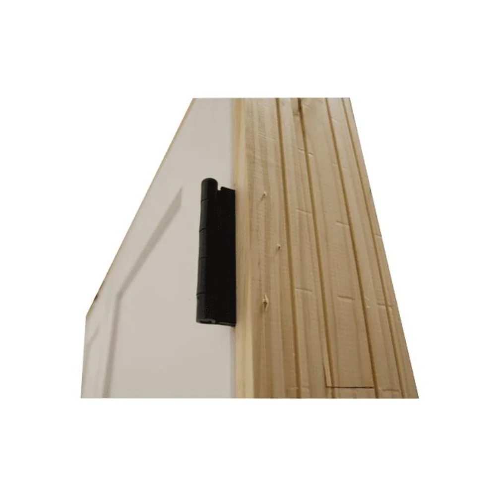 Puerta interior precolgada de MDF con núcleo sólido, imprimada, de 1 panel, color blanco, estilo Shaker, de 1/6 x 6/8