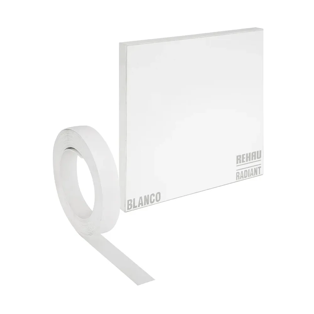 Canto semirigido Elegant Matt color blanco Rehau