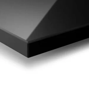 Tablero MDF laminado mate negro estandar Rauvisio Brilliant Rehau