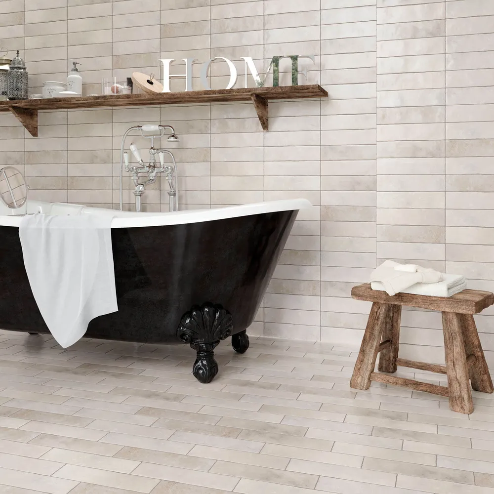 Porcelanato Esmaltado Mate 7.10X28.17cm Downtown - Ribesalbes Boston