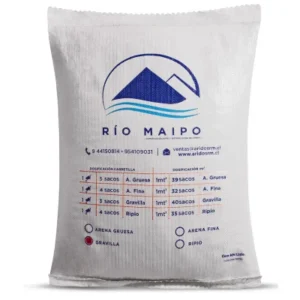 Saco de Gravilla Chancada 25 Kg