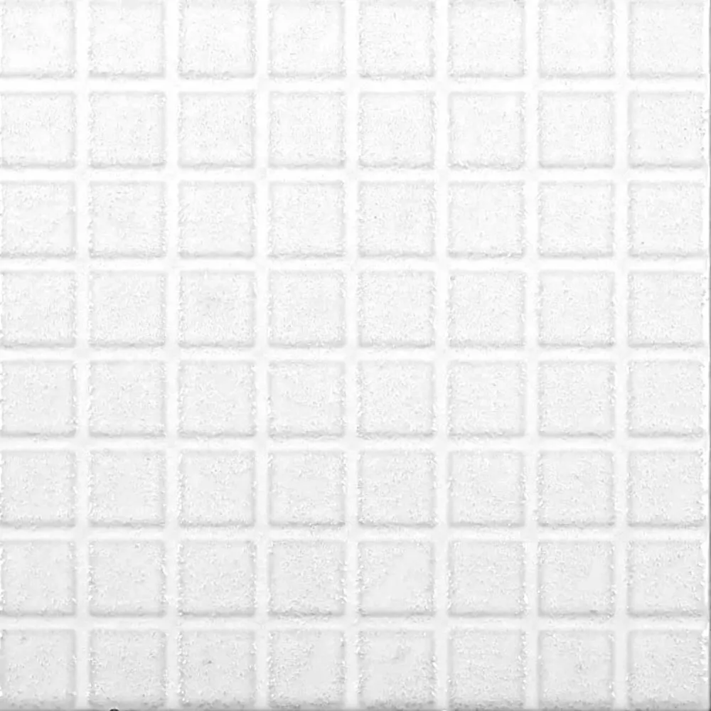 Pavimento De Ceramica Antideslizante 20X20cm Blanco - Samboro Mosaico